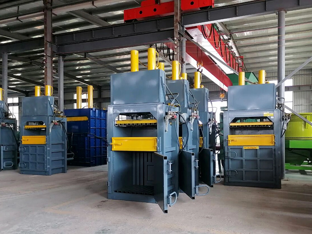 Vertical Automatic Hydraulic Baling Machine /Cloth Plastic Bottles Baling Press Machine